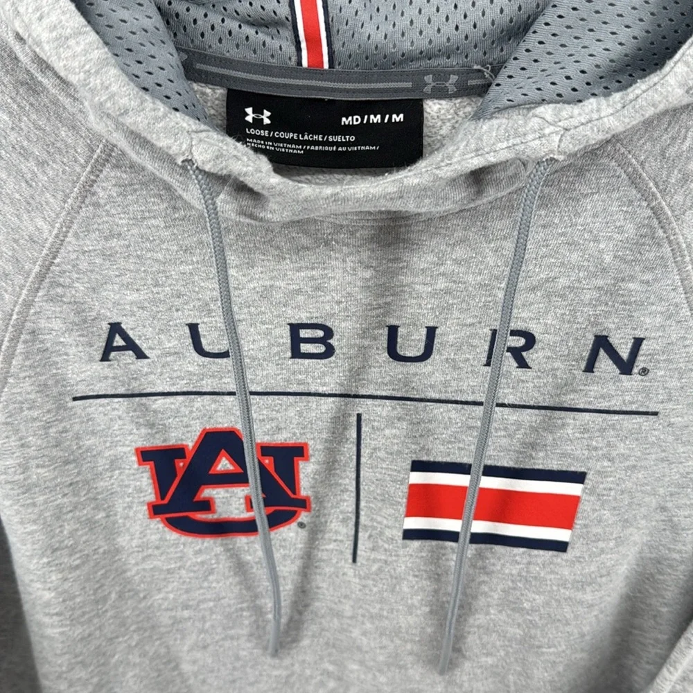 Under Armour Auburn University Hoodie Men’s Sz Medium - Picture 2 of 3